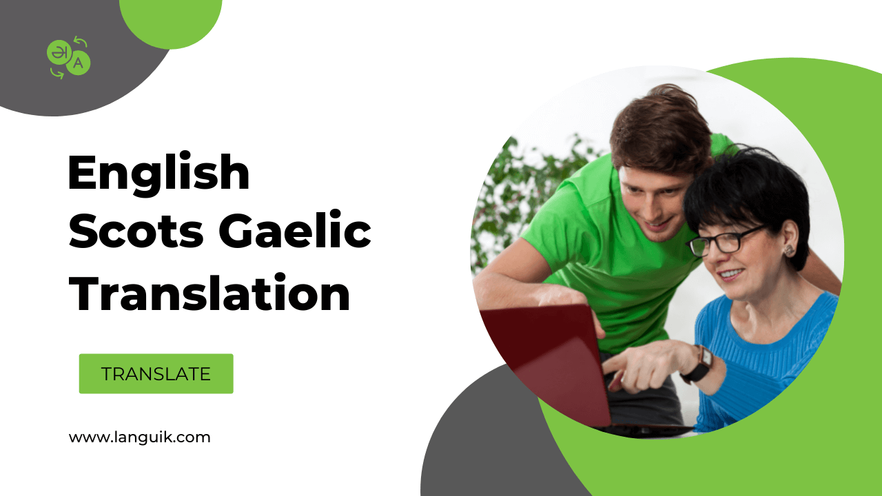 English to Scots Gaelic translation