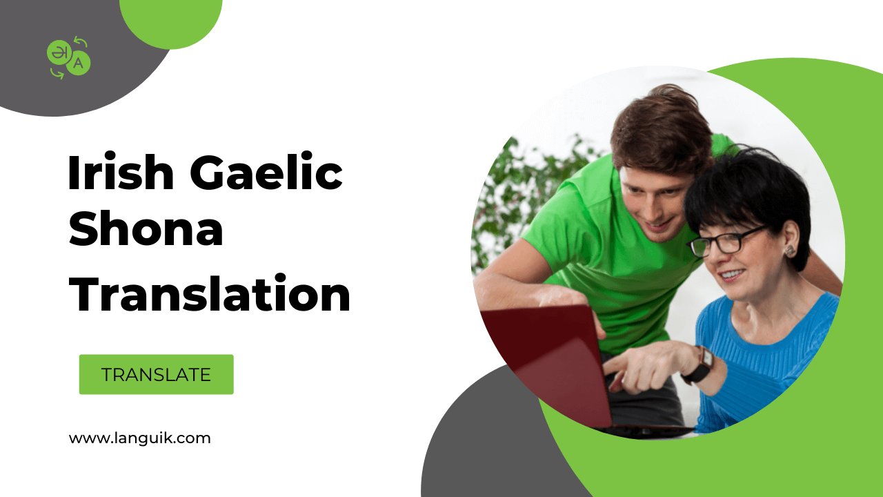 Irish Gaelic Shona Translation Languik